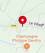 Map of Drappier Champagne Rose Saignee Brut